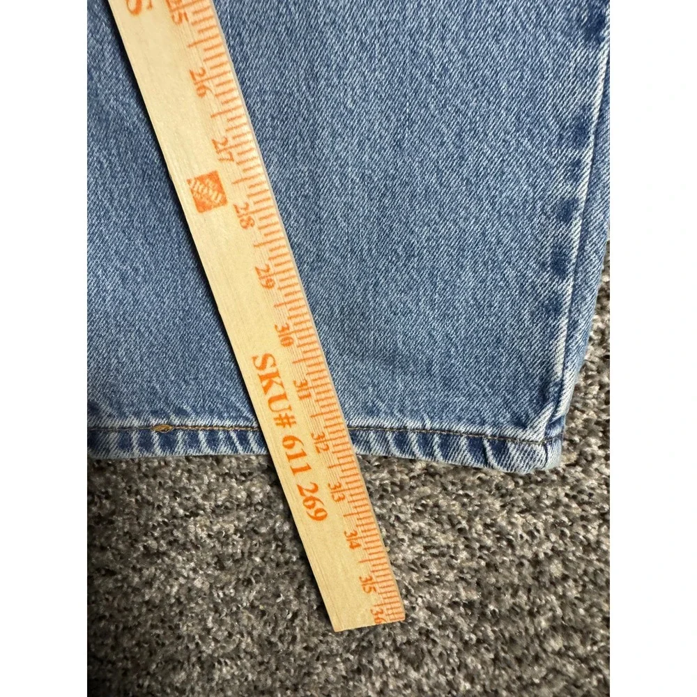 Levi's 550 Relaxed Fit Size 42x32 Light Wash Denim Blue Jeans 0301 Vintage